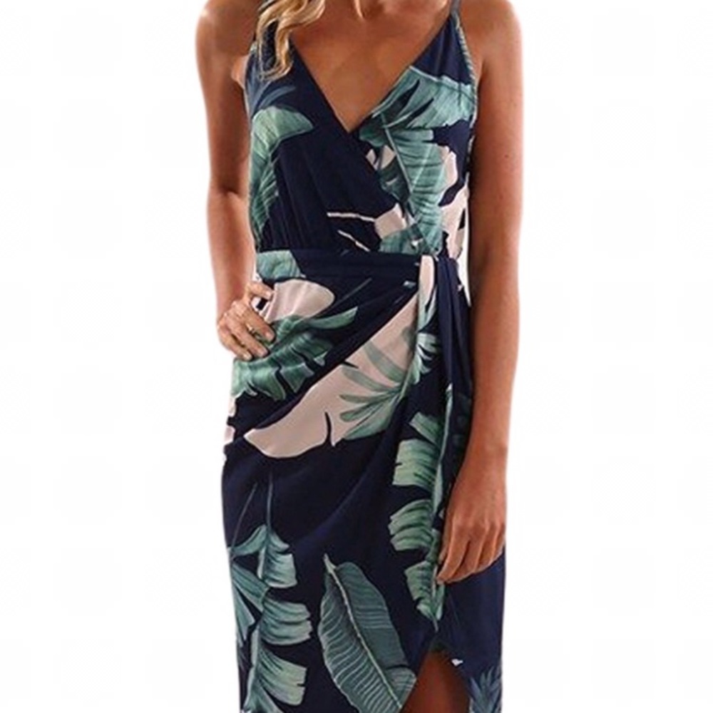 Never Been Worn Green Floral Dress (XL)